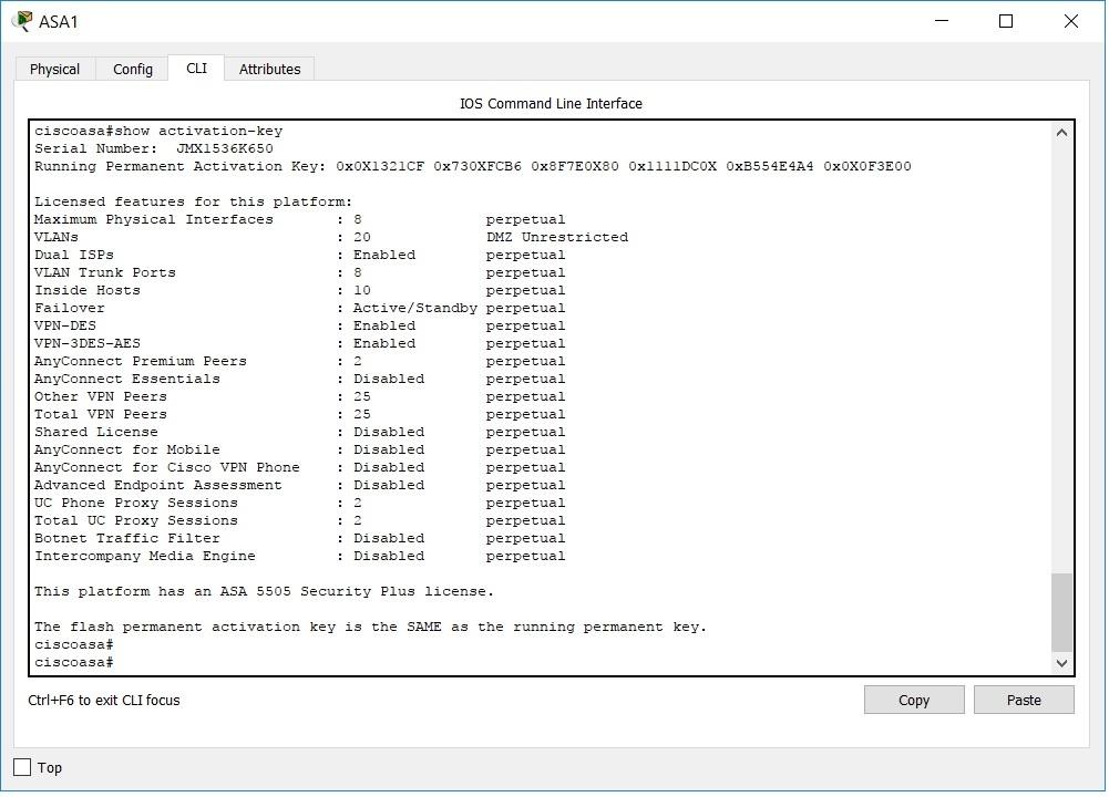 cisco activation key