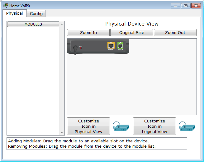 Packet Tracer 7.2.1 - Home VOIP device Packet Tracer 7.2.1 - Home VOIP device